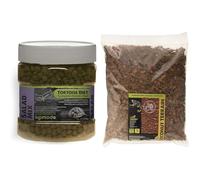Komodo Tortoise Care Bundle - Complete Holistic Salad Mix Diet 680g + Coconut Terrain Substrate 12L