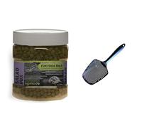 Komodo Tortoise Care Bundle - Complete Holistic Tortoise Diet Salad Mix 680g + Sand Scoop, Balanced Nutrition & Habitat Maintenance Tool for Reptiles