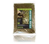 Komodo Tortoise Straw Terrain Substrate - Reptile Soft Pellet Bedding 6L or 12L