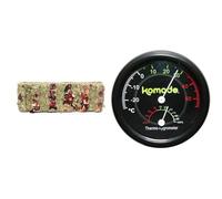 Komodo Tortoise Vegetable Snack Bar + Komodo Combined Thermometer & Hygrometer Analog | Healthy Treat & Habitat Monitoring Bundle for Tortoises