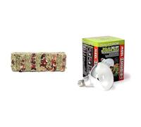 Komodo Tortoise Vegetable Snack Bar + Komodo Solar D3 UV Basking Bulb 125W | High-Fibre Complementary Treat & Essential UV Lighting Bundle for Tortoises