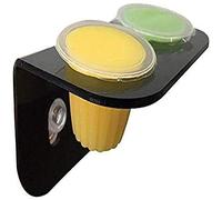 Komodo Twin Jelly Pot Holder with Strong Suction Cups for All Species Mountable Pet Habitat Accessory