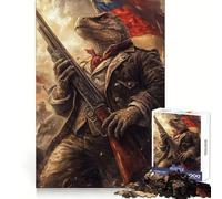 Komodo Warrior Leading Revolution Jigsaw Puzzle 1000 Piece for Teenagers Cognitive Boost Smooth Connection Fun Play Art Piece (50x75cm)