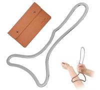 Komogir Stainless Steel Gua Sha Tool Metal Guasha Physical Therapy Massage Tools Lymphatic Drainage Massager for Anti-Cellulite, Muscle Scraping, Body Sculpting