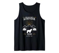Komondor Dad Life: Mountain Adventures & Dog Love Tank Top