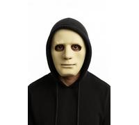 Komonee 10 x Halloween Mask Plain White Costume Adult Outfit Scary Spooky Horror Party Face Fancy Dress Cosplay For Men Women