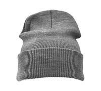 Komonee 3 x Beanie Hat Plain Soft Comfortable Casual for Men Women Warm Knitted Winter Woolly Skully Ski Headwear