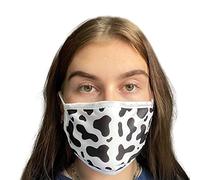 Komonee Adults Face Mask Washable Reusable Trendy Dustproof Cow Print Cloth Mouth Cover Covering For Boys Girls Outdoors Indoors Childrens School Protection