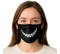 Komonee Adults Face Mask Washable Reusable Trendy Dustproof Shark Teeth Cloth Mouth Cover Covering For Boys Girls Outdoors Indoors Childrens School Protection