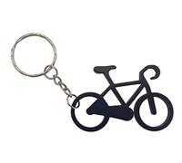 Komonee Bike Black Metal Key Chain Bicycle Keyring Trail Keychain Mountain Fixie Keyring