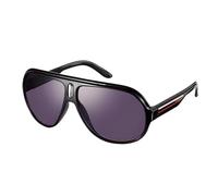 Komonee Billionaire Sunglasses Black Thick Frame Flight Style Retro UV400 Protection Classic Sun Shades Eye Glasses Unisex For Men Women Travel & Fashion - Lightweight Durable Rim Luxury Eyewear