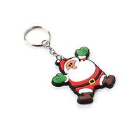 Komonee Christmas Santa Hug Key Ring Xmas Stocking Filler Keychain Secret Gift Key Chain (KR-X6)