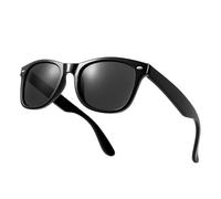Komonee Drifter Sunglasses UV400 Protection Black Classic Style Retro Sun Shades Eye Glasses Unisex For Men Women Travel & Fashion - Lightweight Frame Fashion Eyewear Outdoors