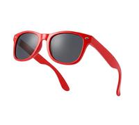 Komonee Drifter Sunglasses UV400 Protection Red Classic Style Retro Sun Shades Eye Glasses Unisex For Men Women Travel & Fashion - Lightweight Frame Fashion Eyewear Outdoors
