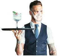 Komonee Face Shield Reusable Plastic Safety Visor Screen Transparent Cover Covering For Men Women Restaurants Shop Kitchen Retail (Pack Of 5)