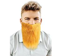 Komonee Fake Beard Ginger For Halloween Christmas Parties Fancy Dress Up Costume Hair Accessory Outfit Novelty Joke