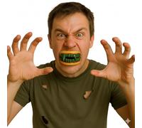 Komonee Halloween Scary Teeth Fancy Dress Party Costume Fancy Dress Accessories Gross Dentures Prop (Type 3)