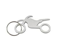 Komonee Motorbike Silver Metal Key Chain Trial Biker Key Ring Dirt Bike Motocross Keychain Keyring