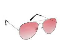 Komonee Pilot Style Designer Sunglasses - Pink Lens Classic Retro Shades, Unisex Men & Women UV400 Protection Glasses, Great for Cycling Golf Fishing Sports & Holidays