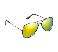 Komonee Pilot Style Designer Sunglasses - Sunshine Lens Classic Retro Shades, Unisex Men & Women UV400 Protection Glasses, Great for Cycling Golf Fishing Sports & Holidays