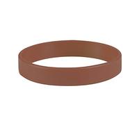 Komonee Plain Brown Coloured Silicone Sports Arm Exercise Wristband Bracelets Rubber Wrist Bands Party Accessories For Men Women Boys Girls (Pack of 25)