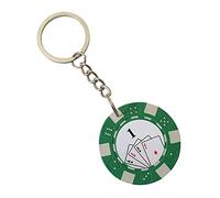 Komonee Poker Chip Key Ring Colourful Lucky Casino Gambling Chips Present Key Chain Numbered Keychain Novelty Lucky Charm Gift Keyring
