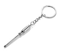 Komonee Screwdriver Metal Hand Tool Keychain - Novelty Mini Toolbox Key Ring for Labourers, Builders & DIY Enthusiasts