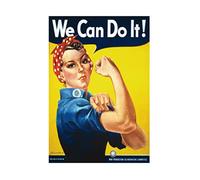 Komonee We Can Do It! World War 2 Propaganda Rosie The Riveter Poster A3 Size