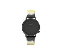 KOMONO Harlow Tie Dye Lemon Men's Japanese Quartz Analogue Watch with Vegan Leather Strap