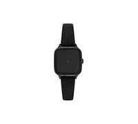 KOMONO Kate Black Suede Women's Japanese Quartz Analogue Watch with Suede Strap