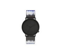 KOMONO Lewis Tie Dye Blue Men's Unisex Japanese Quartz Analogue Watch with Vegan Leather Strap