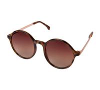 KOMONO Madison Metal Tortoise Rose Gold Unisex Round Cellulose Propionate Sunglasses for Men and Women with UV Protection and Scratch-Resistant Lenses