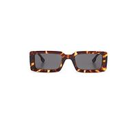 KOMONO Malick Havana Unisex Rectangular Tritan Sunglasses for Men and Women with UV Protection and Scratch-Resistant Lenses