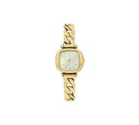 KOMONO Moneypenny Revolt Gold White Women's Japanese Quartz Analogue Watch with Stainless Steel Strap