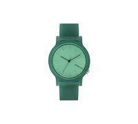 KOMONO Mono Glow Women's Automatic Analogue Watch in Teal with Teal Silicone Strap