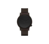 KOMONO Mono Orbit Black Men's Unisex Japanese Quartz Analogue Watch with Siliconee Strap