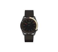 KOMONO Ray Shade Leather Men's Japanese Quartz Analogue Watch in Black with Genuine Leather Strap
