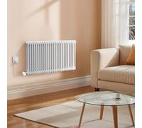 KOMORE 1200W Oil Filled Radiator, 26 Column Double Electric Heater, Wall Mounted Electric Radiators, WiFi App Control, 3 Modes, 7d/24h Timer, Child Lock, Adjustable Thermostat, 60 * 119cm, White
