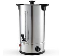 KOMORE 20L Catering Urn, 1800W Hot Water Boiler with Adjustable Temperature | Tea Urn, Keep Warm, Double-Layer Stainless Steel, Water Gauge, for Home, Commercial, Office & Catering Parties