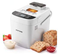 KOMORE Bread Maker Machine, Auto Nut Dispenser, 19-in-1 Breadmaker