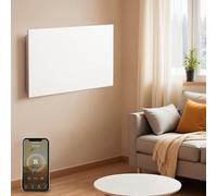 KOMORE Electric Convector Radiator for Home, WIFI App or Voice Control Panel Heater, Bathroom Safe Radiators, 3 Modes, Smart Thermostat, 24h/7d Timer, Child Lock, Wall Mounted or Free Standing, 2000W