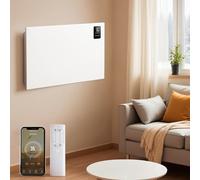 KOMORE Electric Radiator for Home, 2000W WIFI App or Voice Control Panel Heater, Bathroom Safe Convector Radiators, 3 Modes, 24h/7d Timer, Remote Control, Child Lock, Wall Mounted or Free Standing
