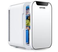 KOMORE Mini Fridge for Bedrooms 18L, Cooler and Warmer, AC/DC, White