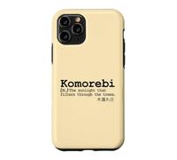Komorebi Japanese Word Vocab Poetic Tree Sun Nature Love Case for iPhone 11 Pro
