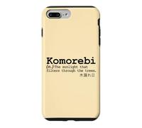 Komorebi Japanese Word Vocab Poetic Tree Sun Nature Love Case for iPhone 7 Plus/8 Plus