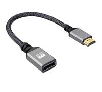 Komost HDMI Extender Cable - 0.5Ft 4K@60Hz HDMI Extension Male to Female, Compatible with Xbox, PS4/5, Roku, Chromecast, Blu Ray, HDTV, PC & More (Straight)