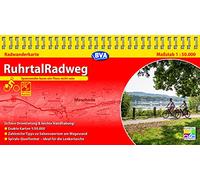 Kompakt-Spiralo BVA RuhrtalRadweg 1:50.000: Spannender kann ein Fluss nicht sein - mit Begleitheft