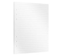 KOMPASS® 30 Lined A5 Planner Inserts, 6-Hole A5 Paper (14.5 cm x 21 cm), Refillable Notebook Sheets for Notes, Brainstorming & To-Do Lists