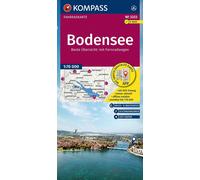 KOMPASS Fahrradkarte 3333 Bodensee 1:70000: rei- und wetterfest (2025)