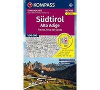 KOMPASS Fahrradkarte 3420 Südtirol / Alto Adige, Trento, Riva del Garda (4 Karten im Set) 1:50.000: mit allen Hauptwegen, Radfernwegen und Mountainbikewegen